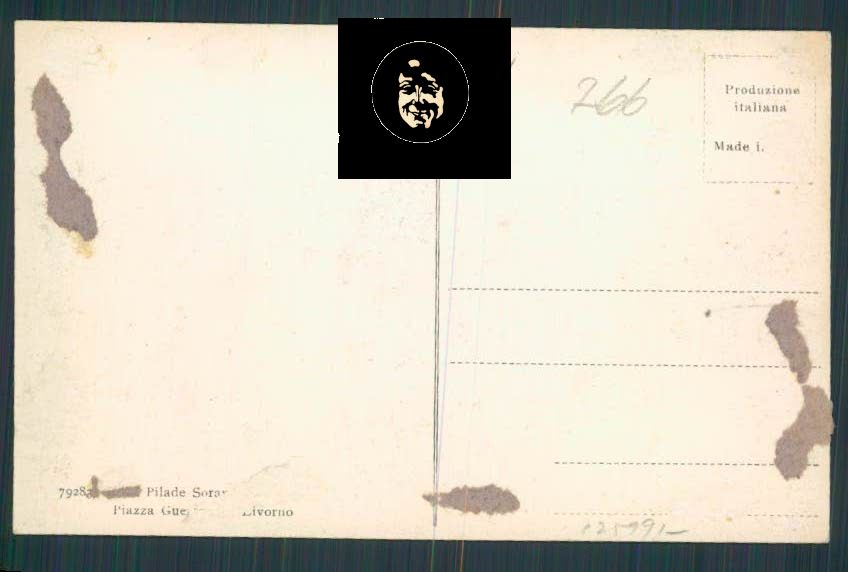 Livorno cartolina RB0472 – retro