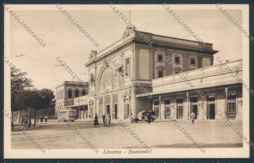 Livorno Stazione cartolina RB0475 – fronte