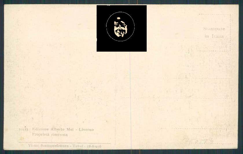 Livorno cartolina RB0476 – retro