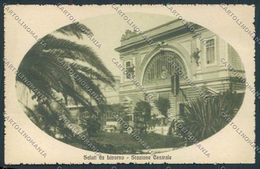Livorno Stazione cartolina RB0477 – fronte