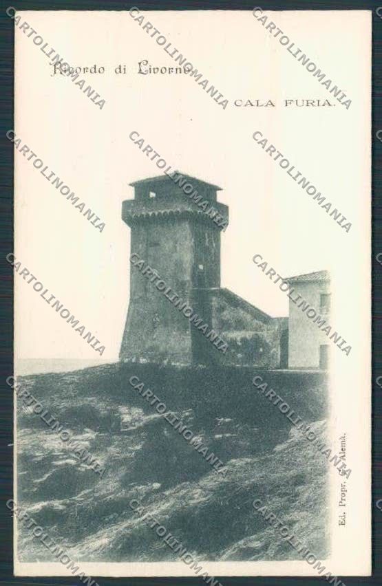 Livorno Cala Furia cartolina RB0478 – fronte