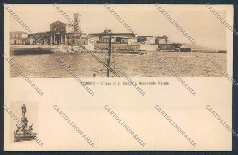 Livorno Accademia Marina cartolina RB0480 – fronte