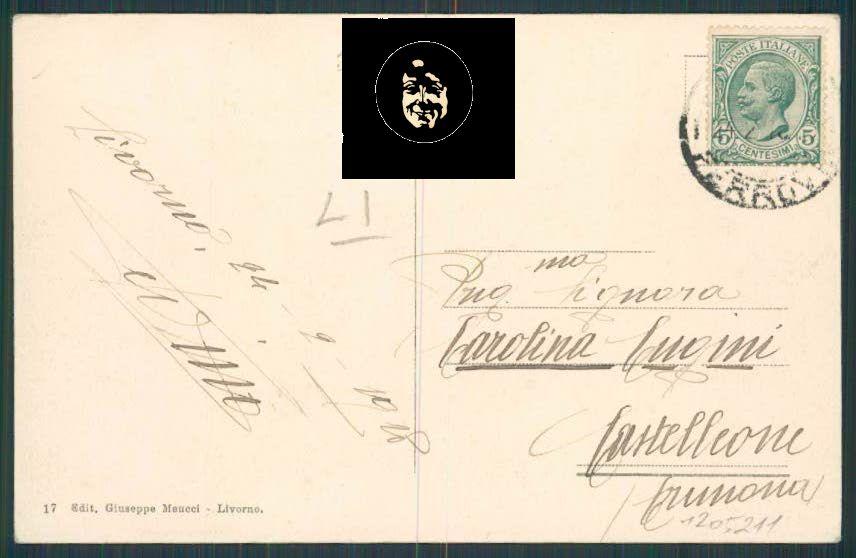 Livorno Montenero cartolina RB0481 – retro