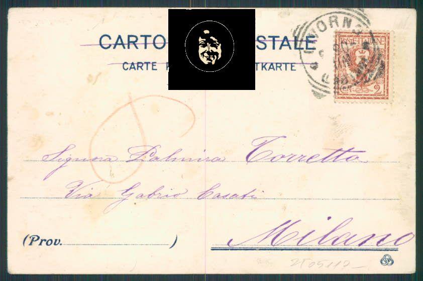 Livorno cartolina RB0487 – retro