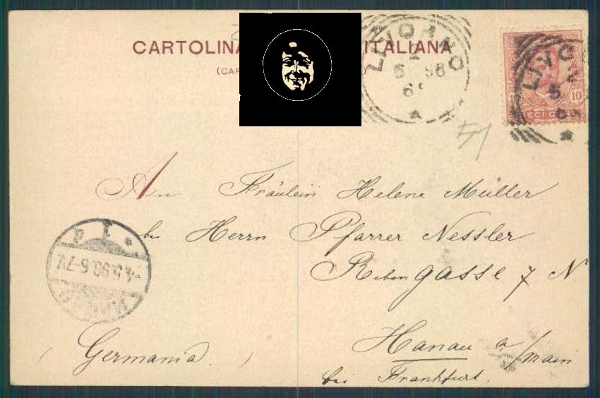 Livorno cartolina RB0488 – retro