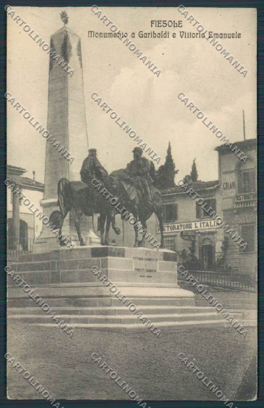 Firenze Fiesole Garibaldi cartolina RB0509 – fronte