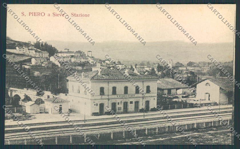 Firenze San Pietro a Sieve Stazione cartolina RB0521 – fronte