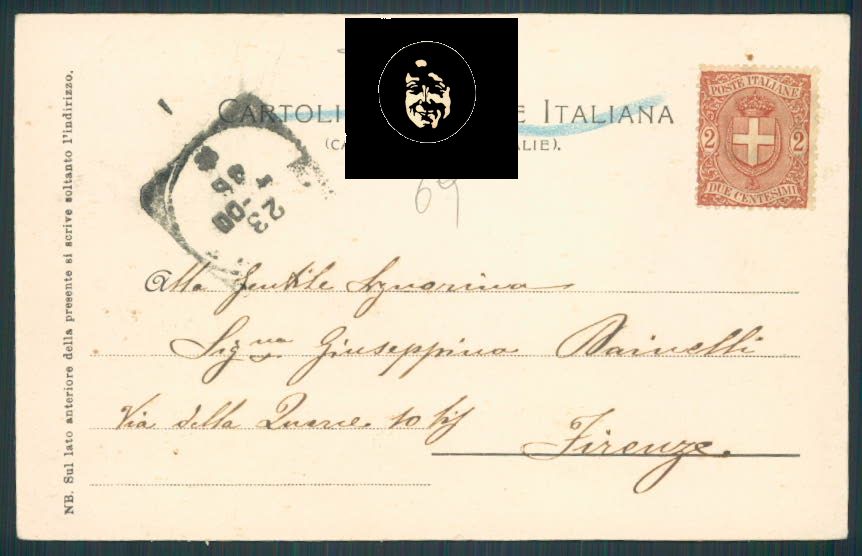 Lucca cartolina RB0523 – retro