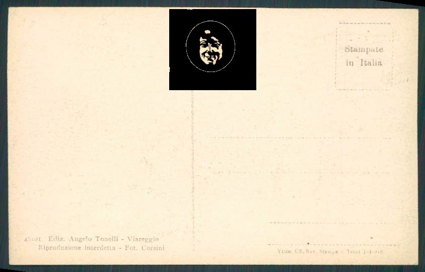 Lucca Viareggio cartolina RB0545 – retro