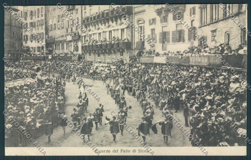 Siena Palio cartolina RB0563 – fronte
