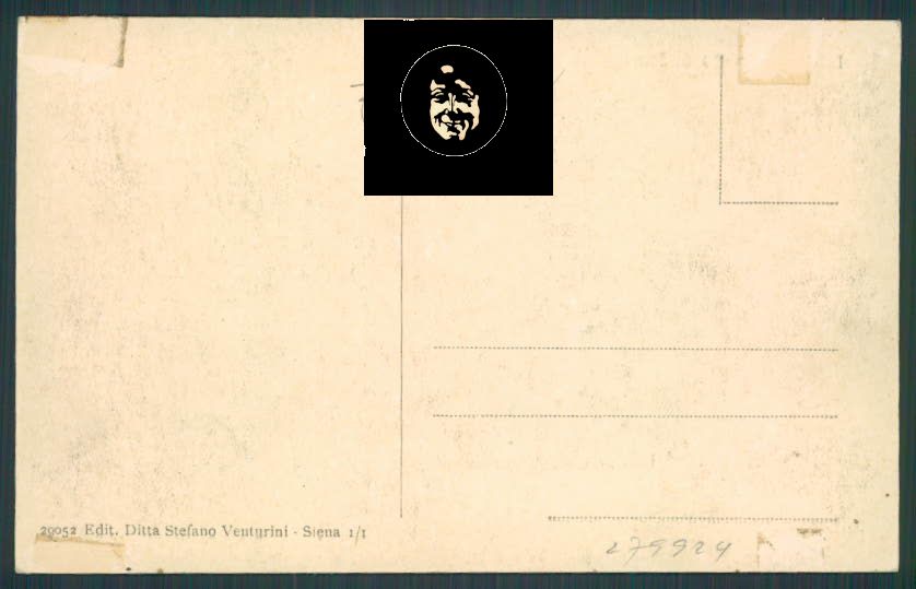 Siena Palio cartolina RB0564 – retro