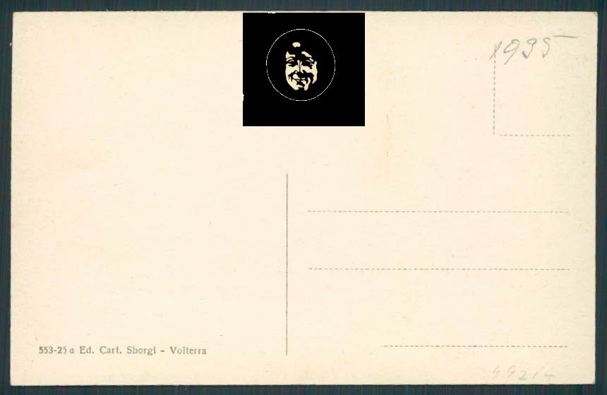 Pisa Volterra cartolina RB0586 – retro