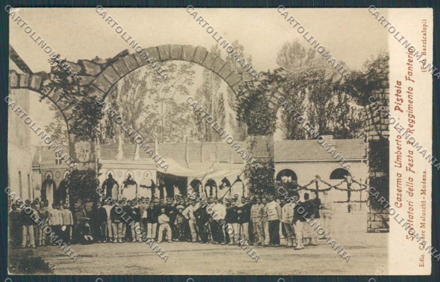 Pistoia Fanteria cartolina RB0592 – fronte