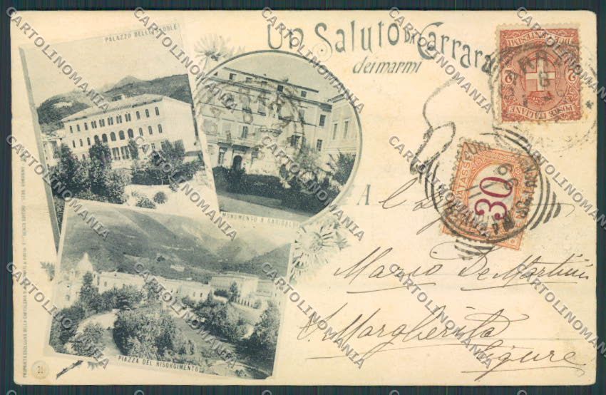 Massa Carrara cartolina RB0605 – fronte
