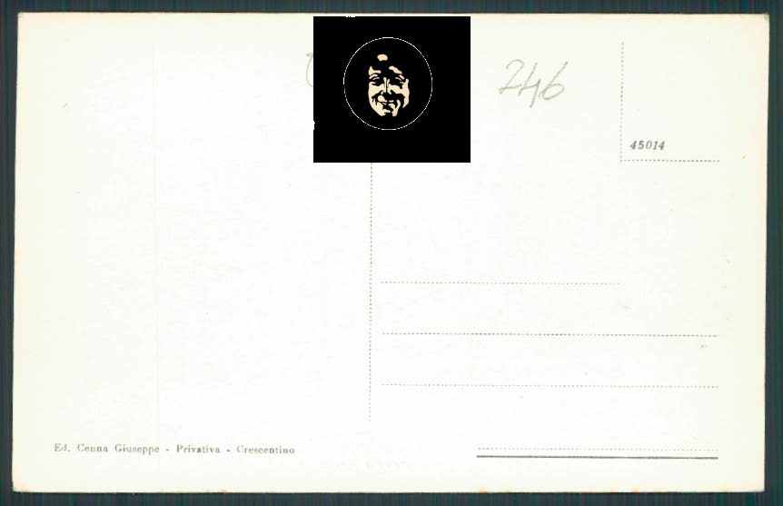 Vercelli Crescentino cartolina RB0704 – retro