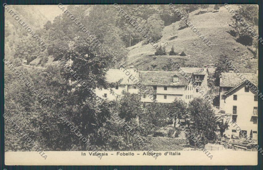 Vercelli Fobello cartolina RB0708 – fronte