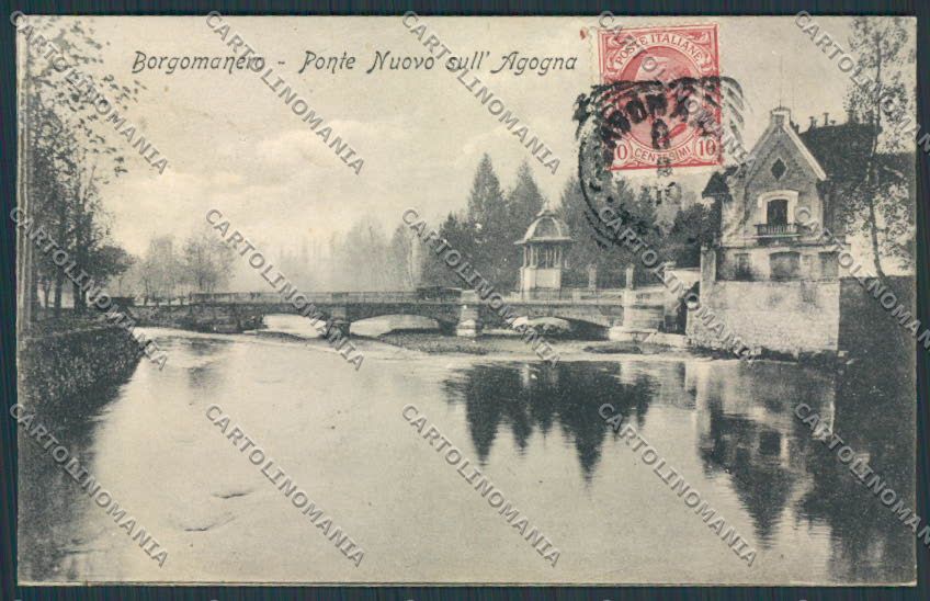 Novara Borgomanero cartolina RB0730 – fronte