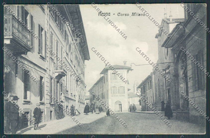 Novara Arona cartolina RB0742 – fronte