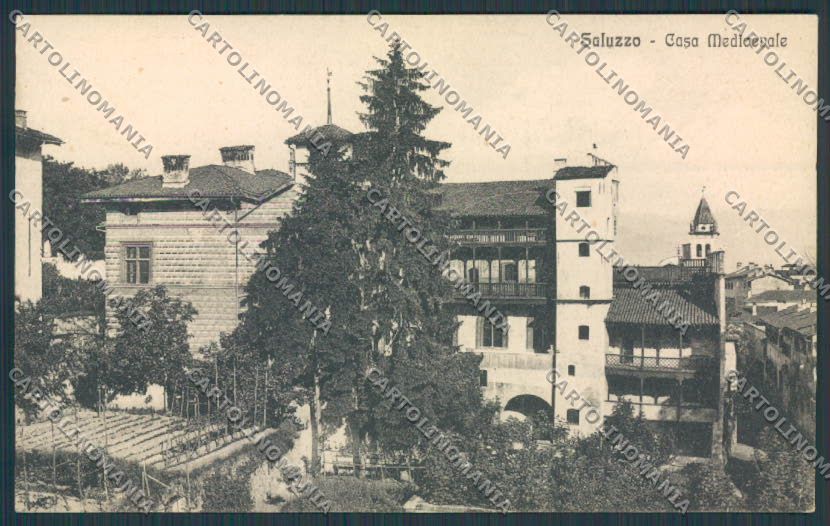 Cuneo Saluzzo cartolina RB0745 – fronte