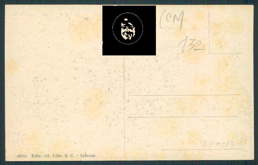 Cuneo Saluzzo cartolina RB0745 – retro