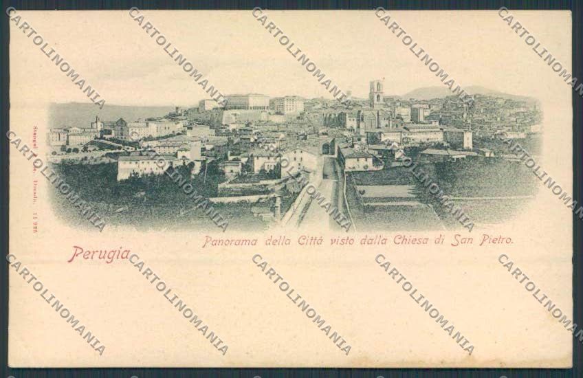 Perugia cartolina RB0777 – fronte