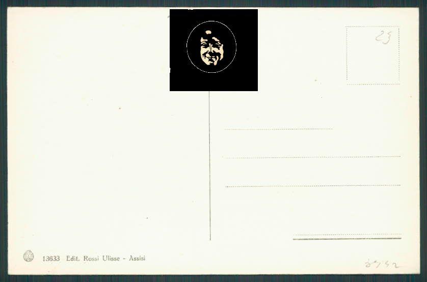 Perugia Assisi cartolina RB0821 – retro