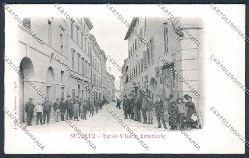 Perugia Spoleto cartolina RB0828 – fronte