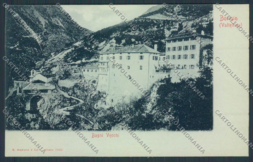Sondrio Bormio cartolina RB0902 – fronte