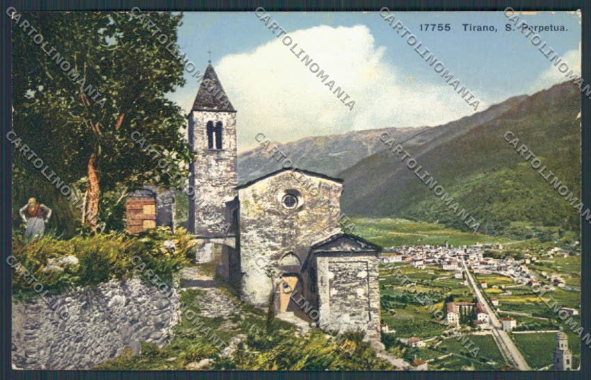 Sondrio Tirano cartolina RB0912 – fronte