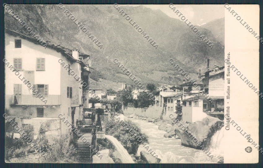 Sondrio Chiavenna cartolina RB0913 – fronte