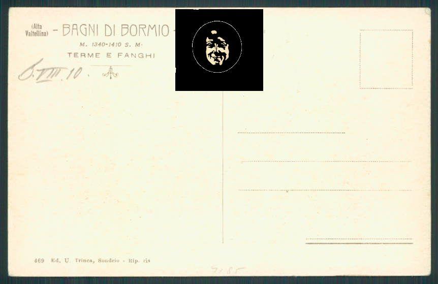 Sondrio Valdidentro Pregadio cartolina RB0927 – retro
