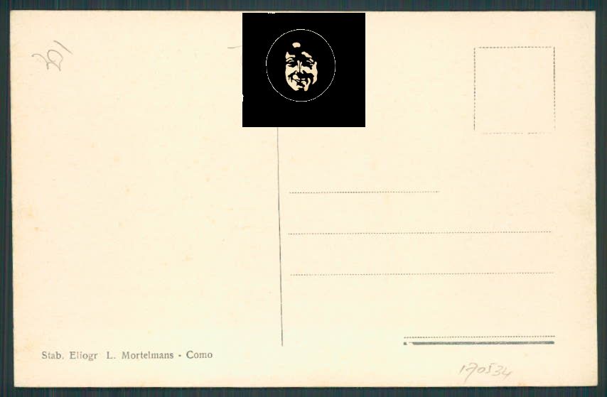 Como Battello cartolina RB0936 – retro