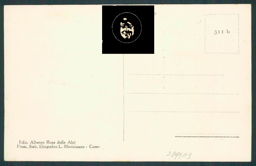 Lecco Esino cartolina RB0961 – retro