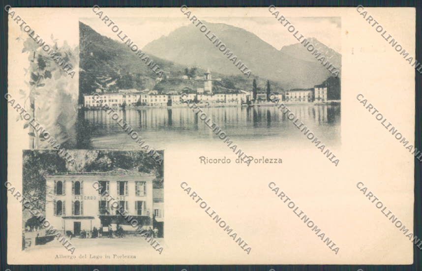 Como Porlezza cartolina RB0968 – fronte