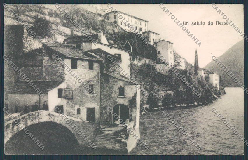 Como Nesso cartolina RB0976 – fronte