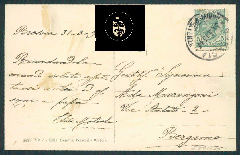 Brescia cartolina RB0998 – retro