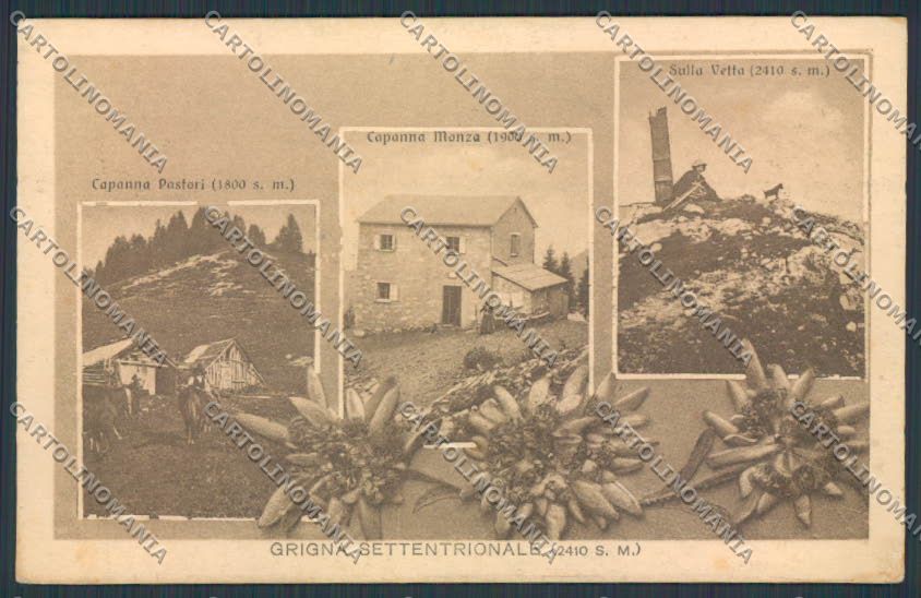 Lecco Grigna Rifugio cartolina RB1019 – fronte