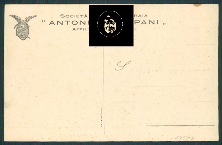 Lecco Rifugio Stoppani cartolina RB1023 – retro