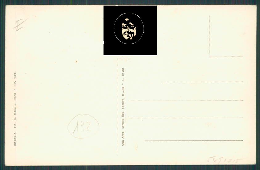 Lecco Tartavalle Valsassina cartolina RB1060 – retro