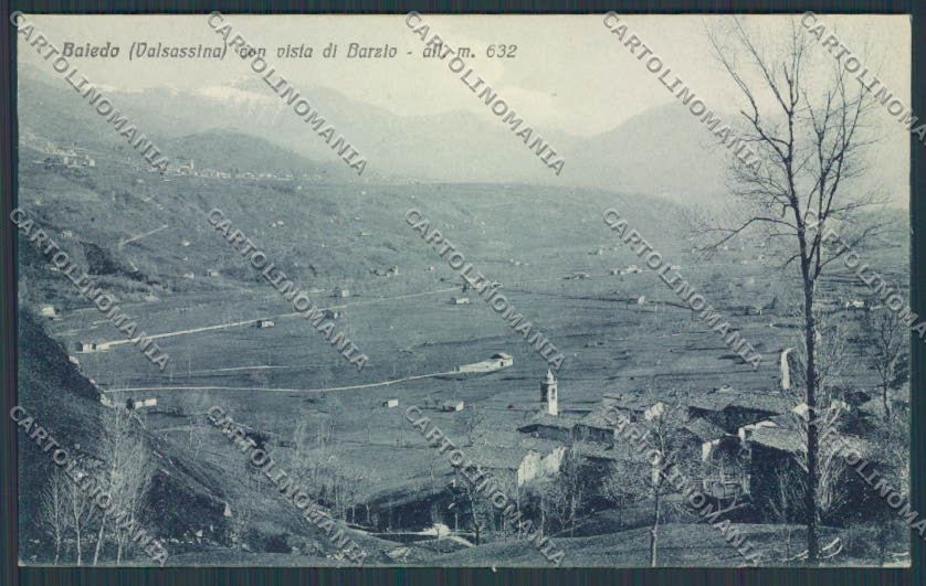 Lecco Baiedo Valsassina cartolina RB1067 – fronte