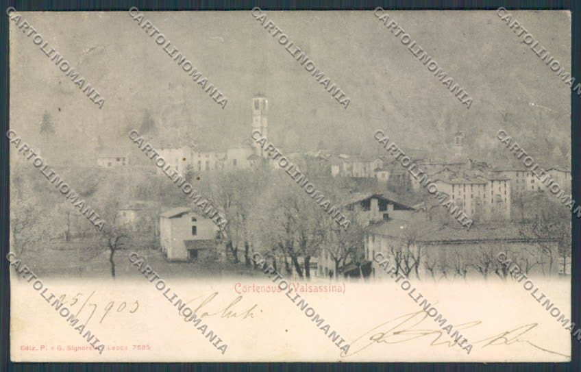 Lecco Cortenova Valsassina cartolina RB1074 – fronte
