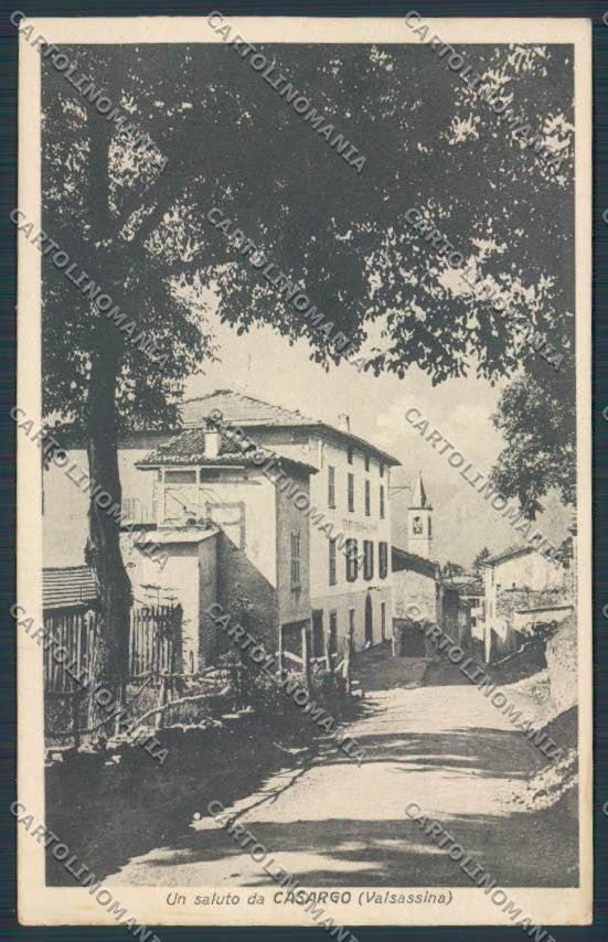 Lecco Casargo Valsassina cartolina RB1081 – fronte