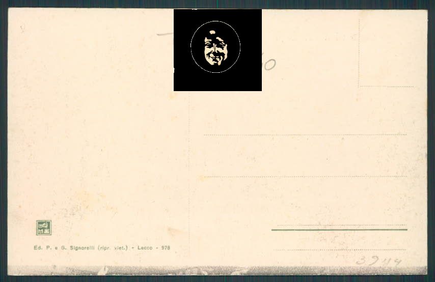 Lecco cartolina RB1084 – retro