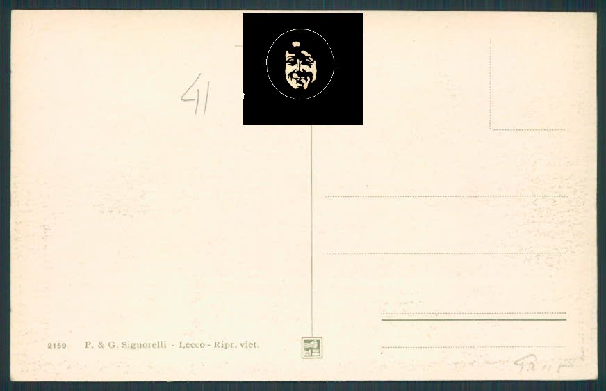 Lecco cartolina RB1085 – retro