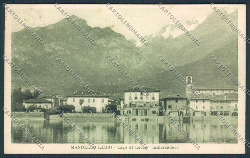 Lecco Mandello Lario cartolina RB1105 – fronte