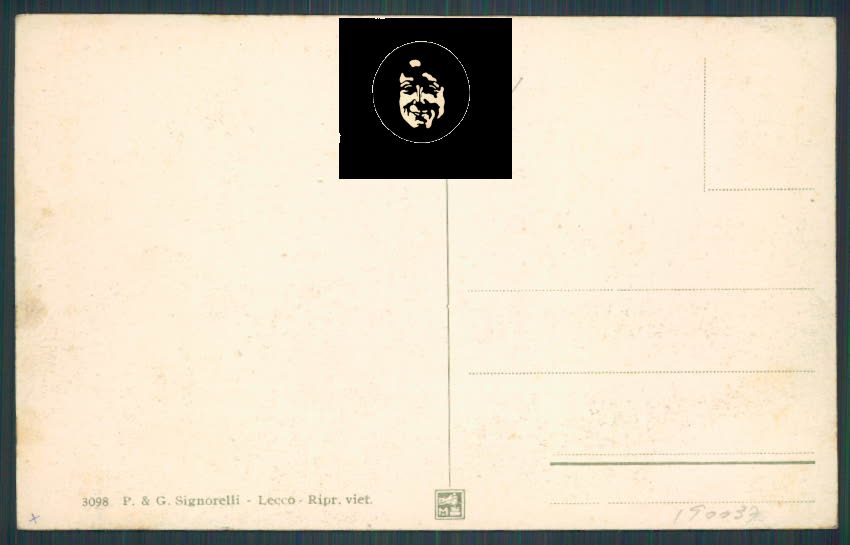 Lecco Mandello Lario cartolina RB1107 – retro