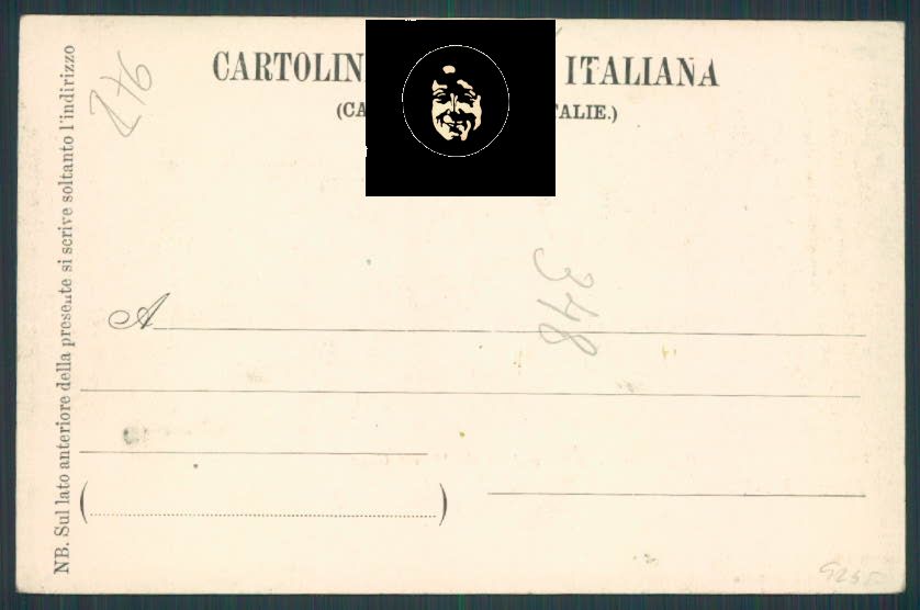 Roma Rocca di Papa cartolina RB1189 – retro