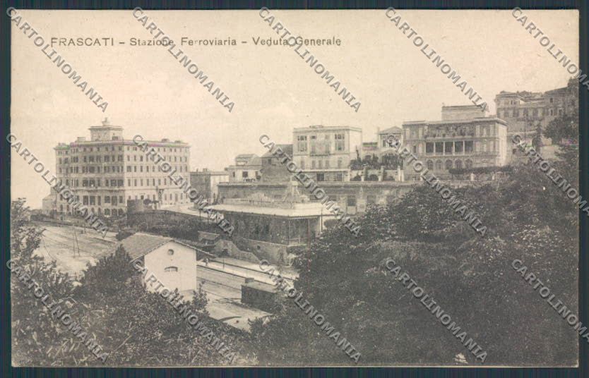 Roma Frascati ferrovia cartolina RB1195 – fronte