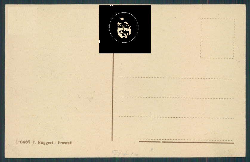 Roma Frascati ferrovia cartolina RB1195 – retro