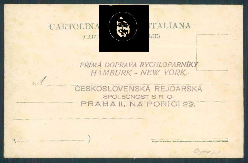 Roma Nettuno costumi cartolina RB1199 – retro